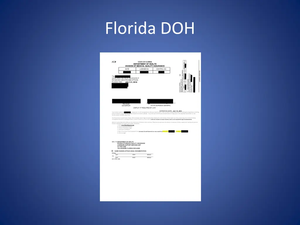 florida doh