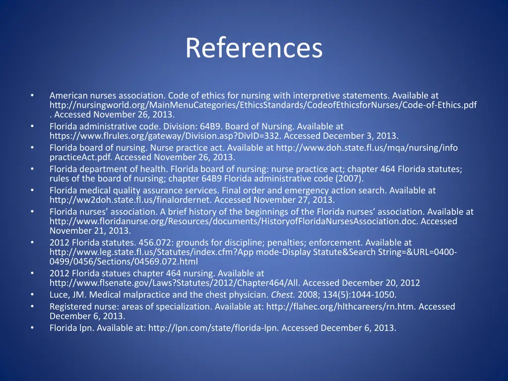 references