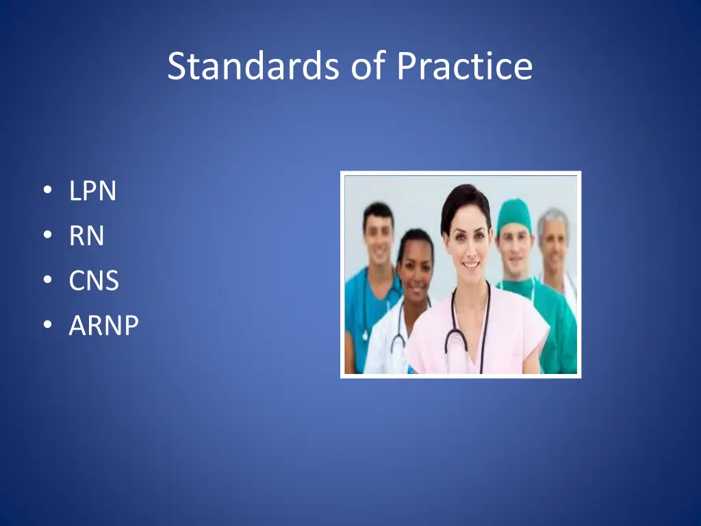 standards of practice 1