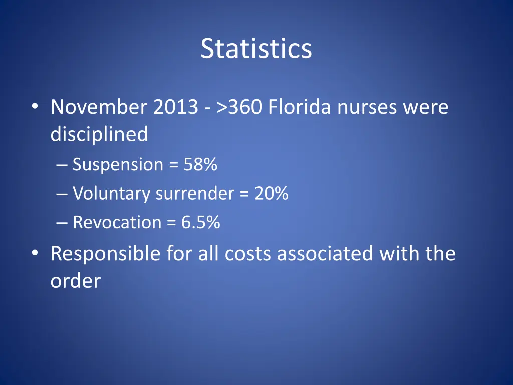 statistics
