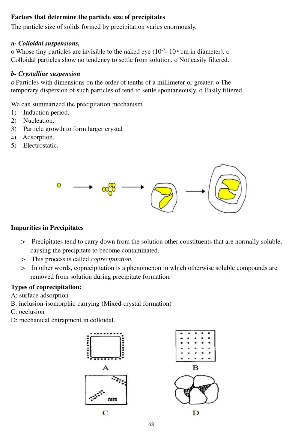 factors that determine the particle size