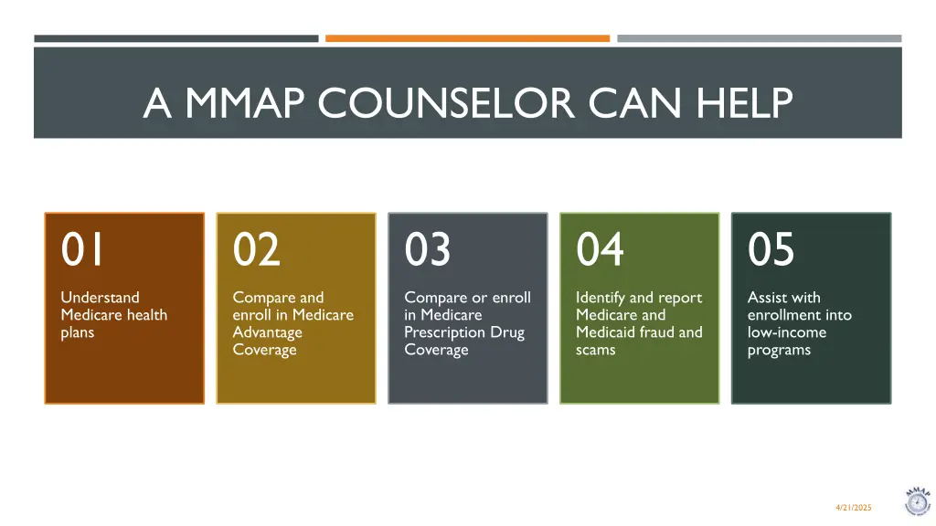 a mmap counselor can help