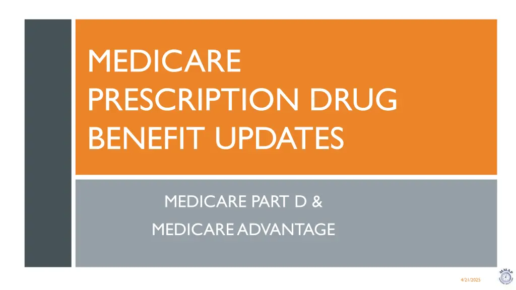 medicare prescription drug benefit updates
