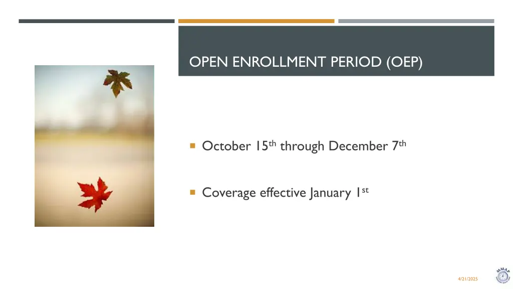 open enrollment period oep