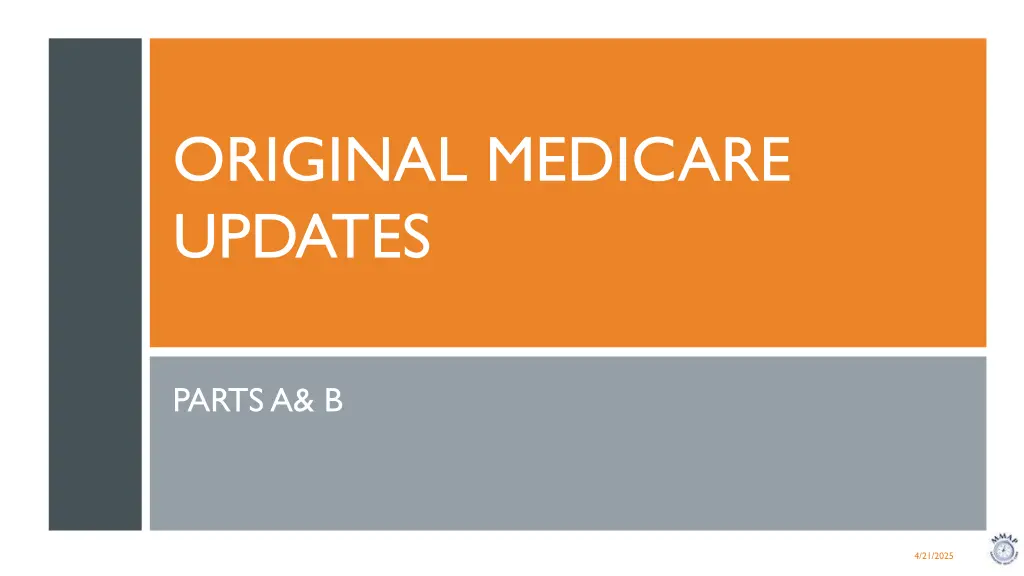 original medicare updates
