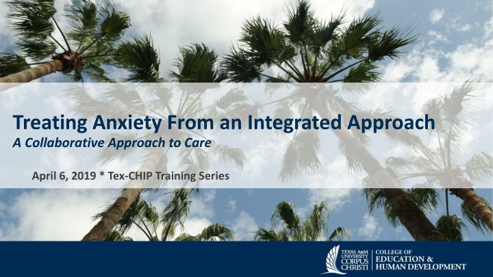 treating anxiety from an integrated approach