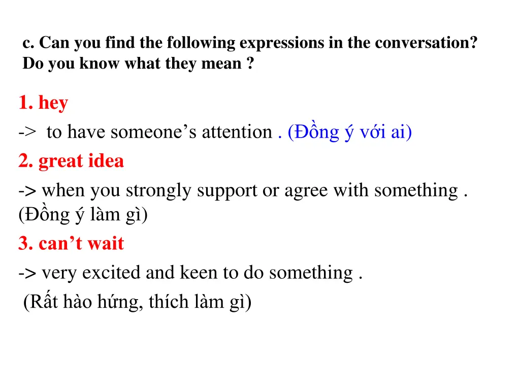 c can you find the following expressions