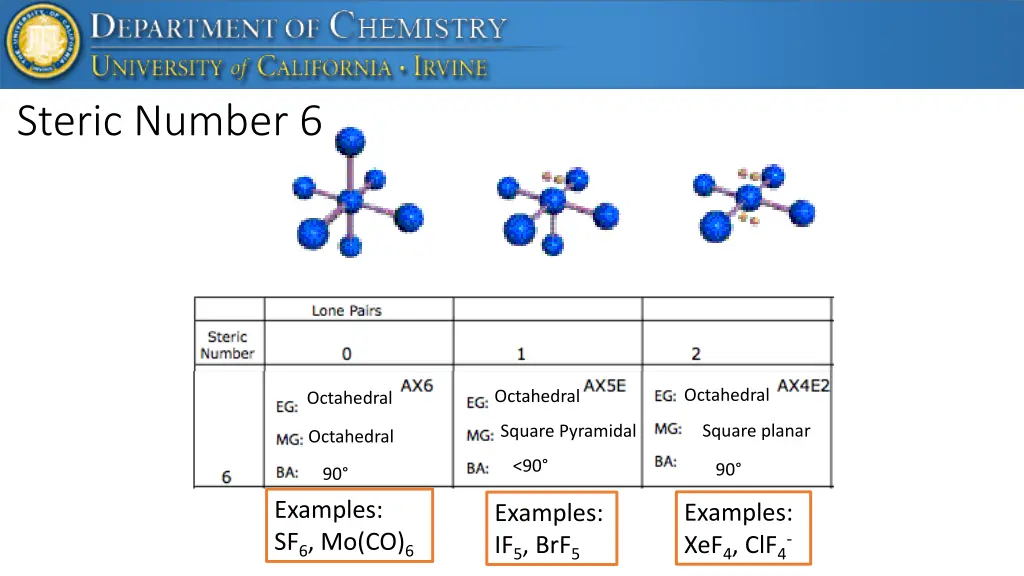 steric number 6