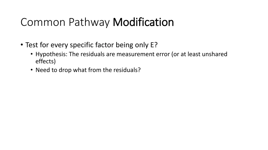 common pathway modification 2
