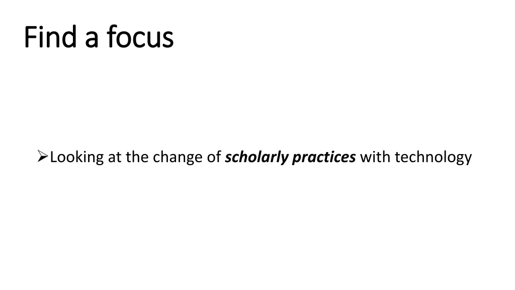 find a focus find a focus