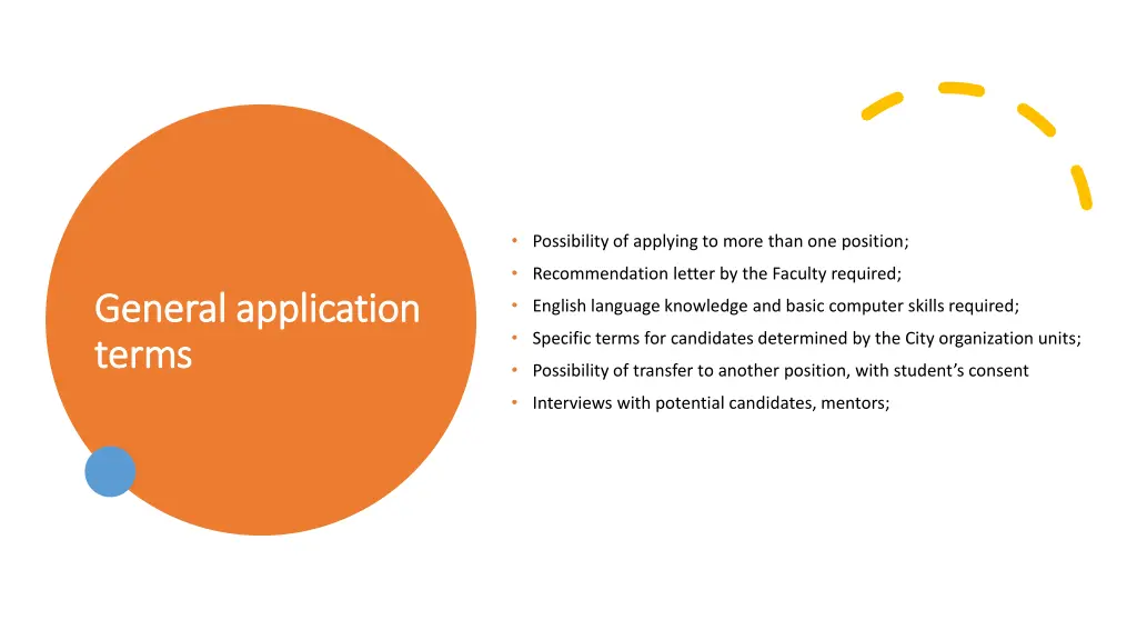 possibility of applying to more than one position
