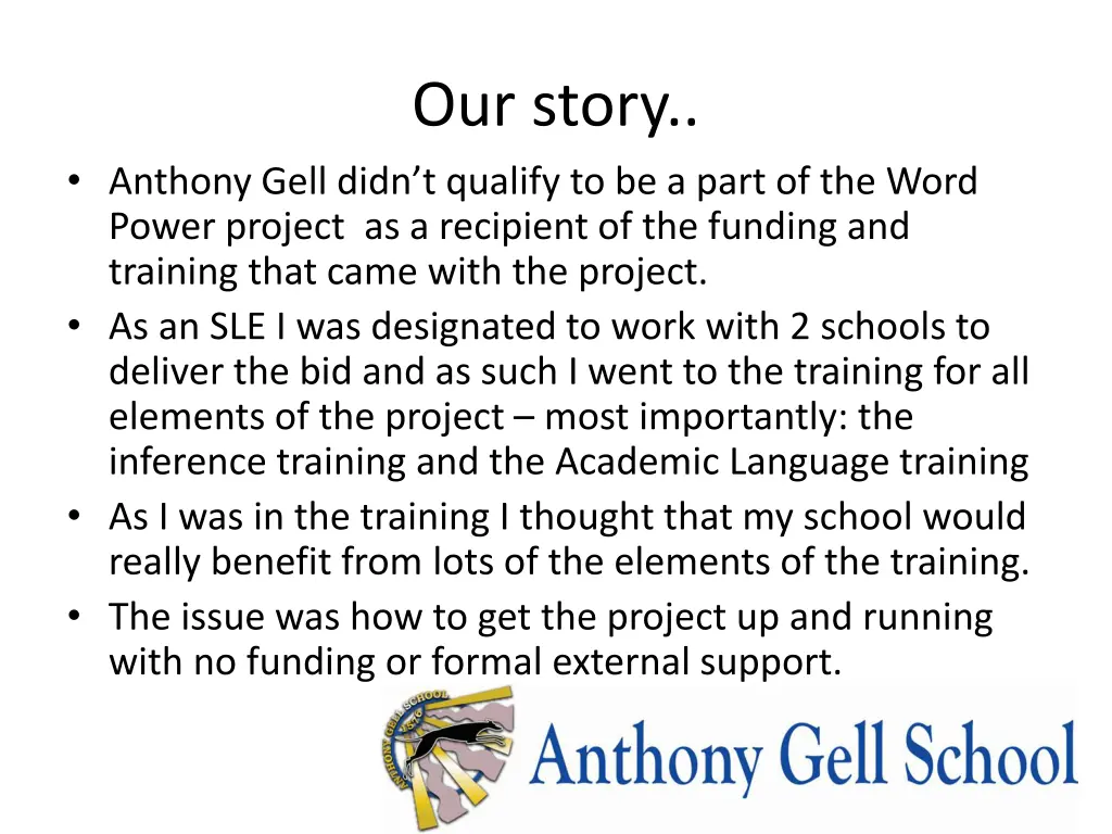 our story