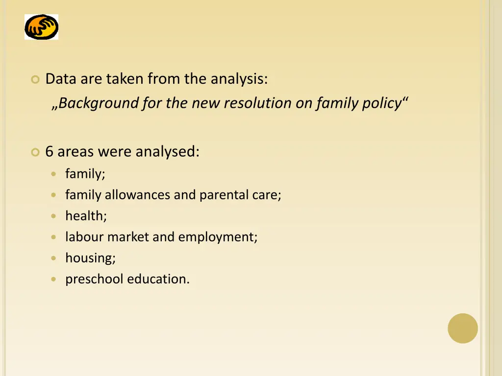 data are taken from the analysis background