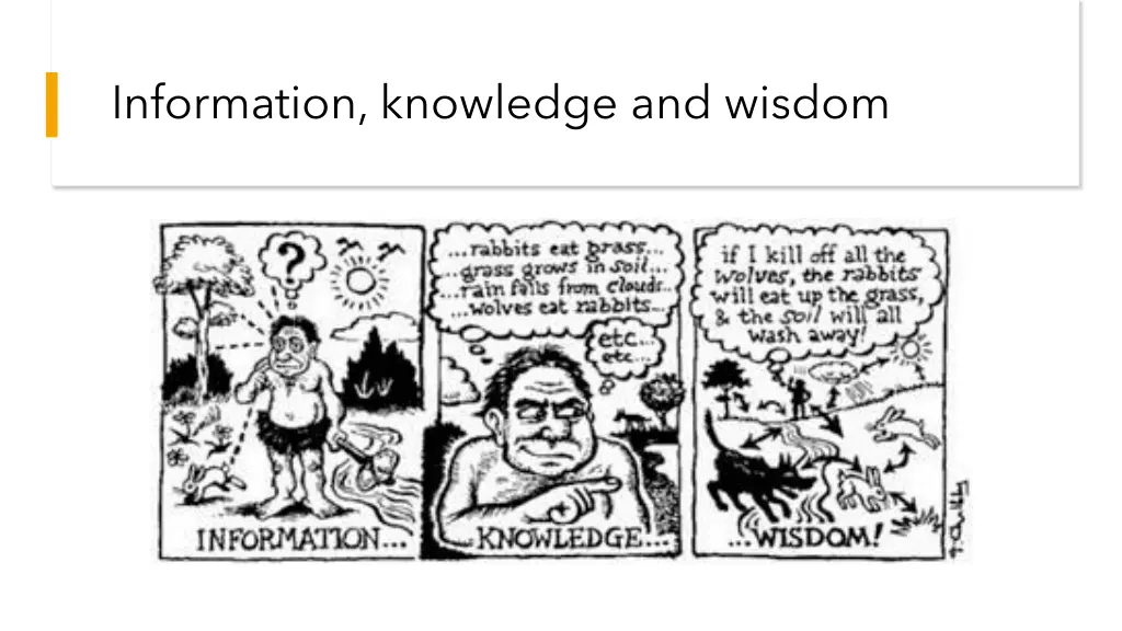 information knowledge and wisdom