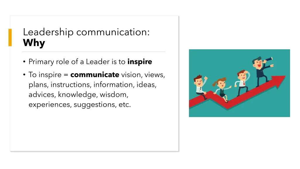 leadership communication why