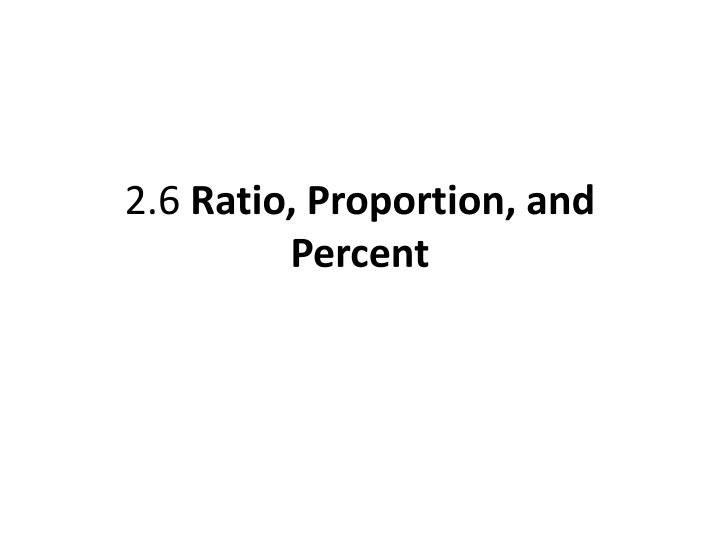 2 6 ratio proportion and percent