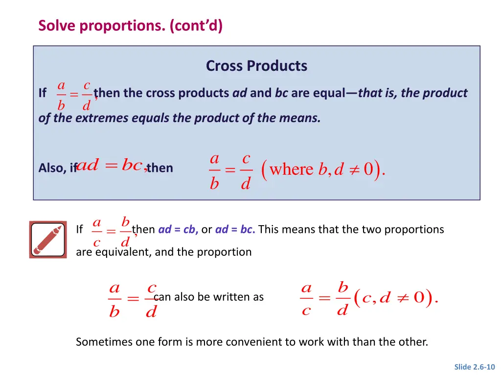solve proportions cont d 1