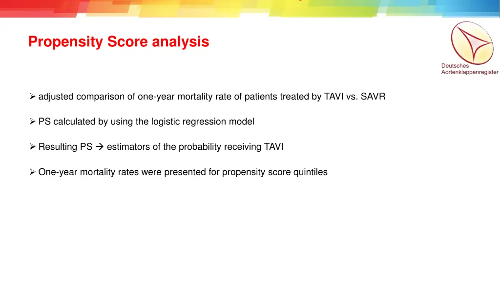 propensity score analysis