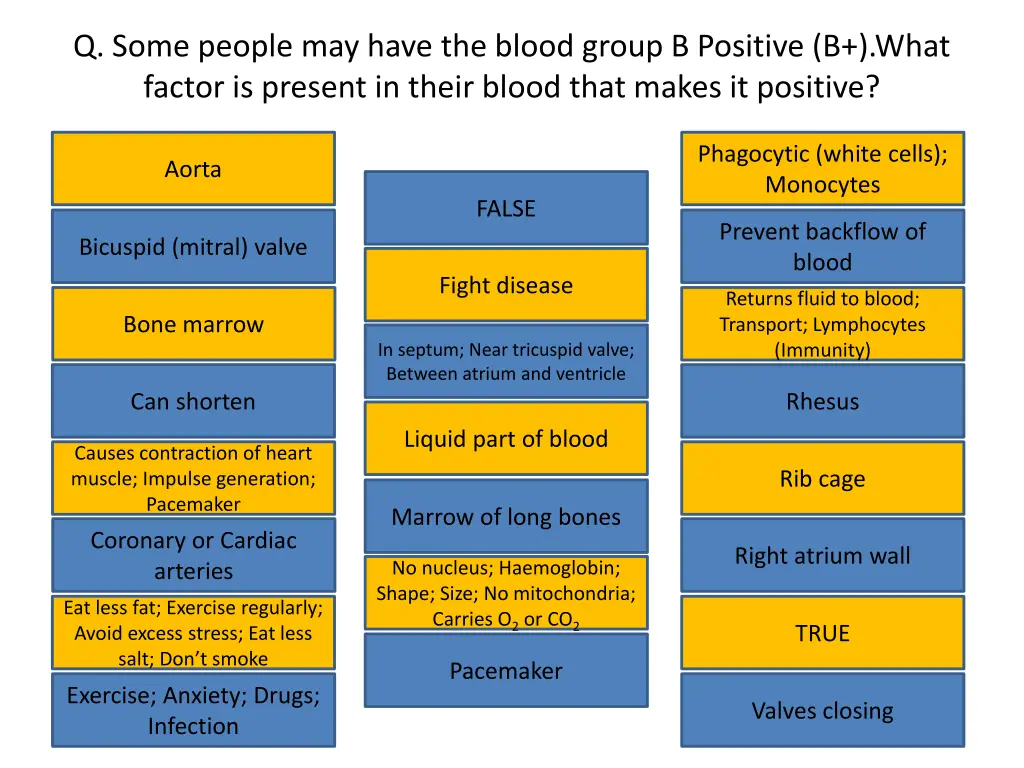 q some people may have the blood group b positive