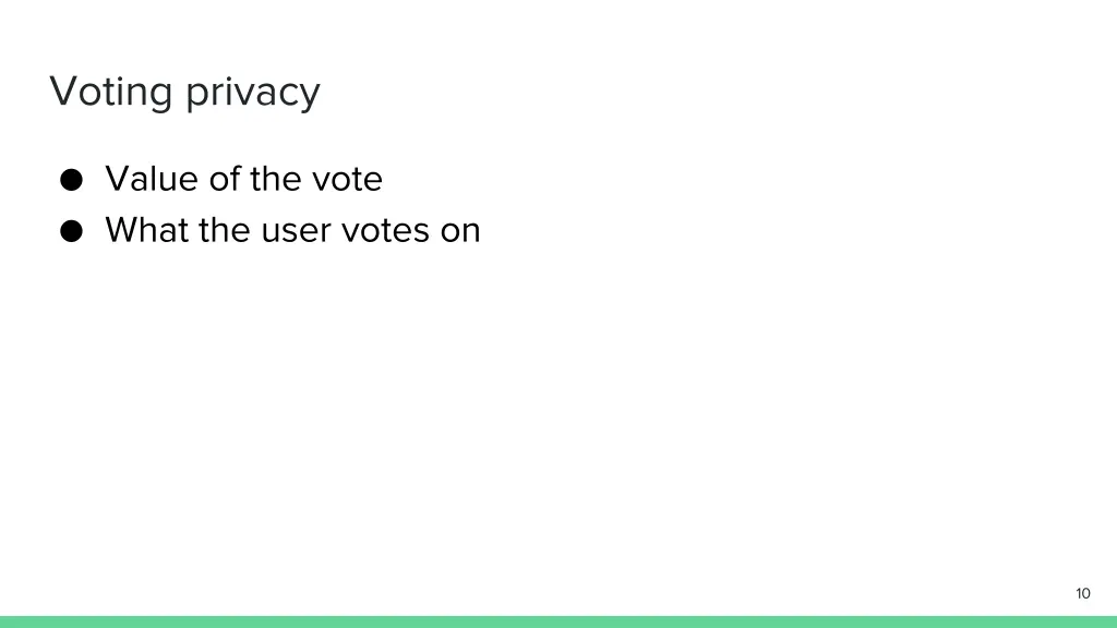 voting privacy