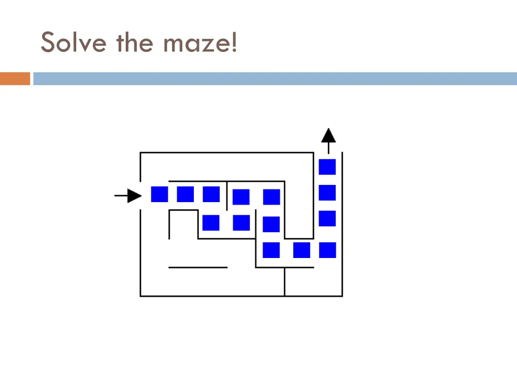solve the maze 1