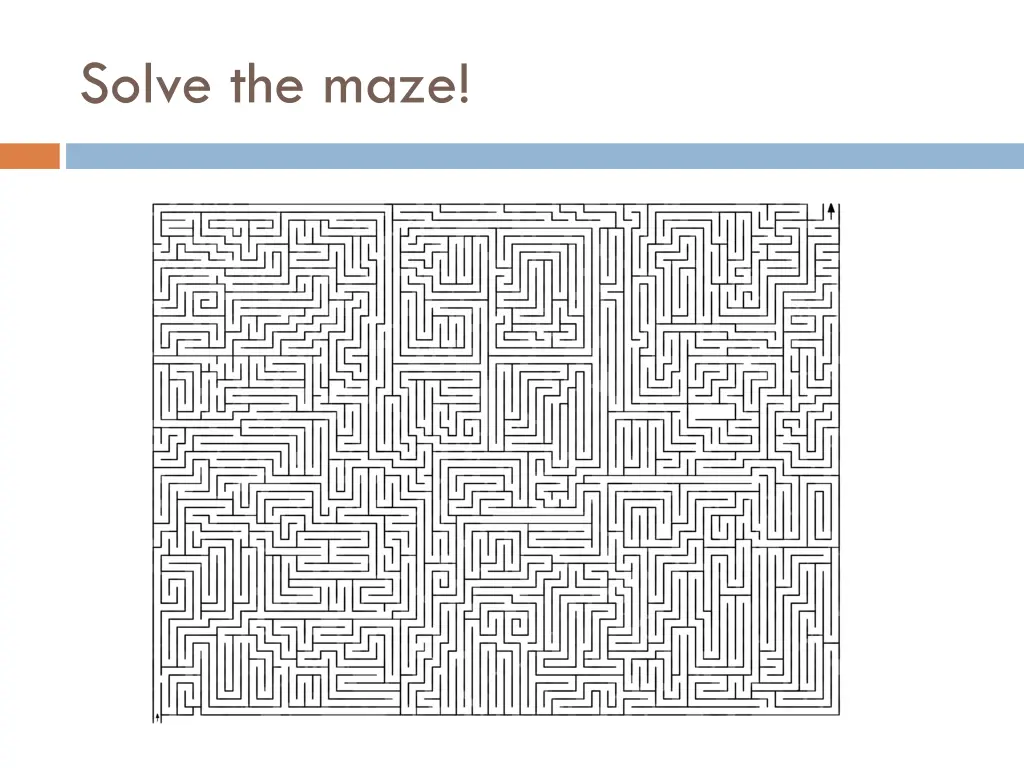 solve the maze 3