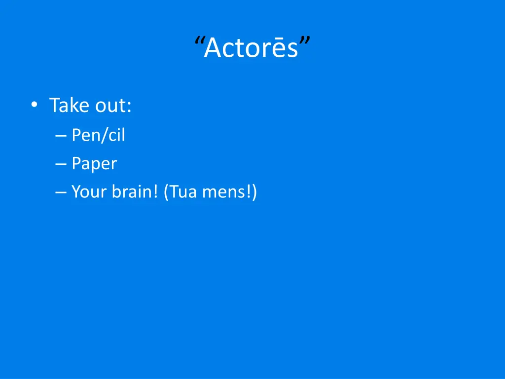 actor s