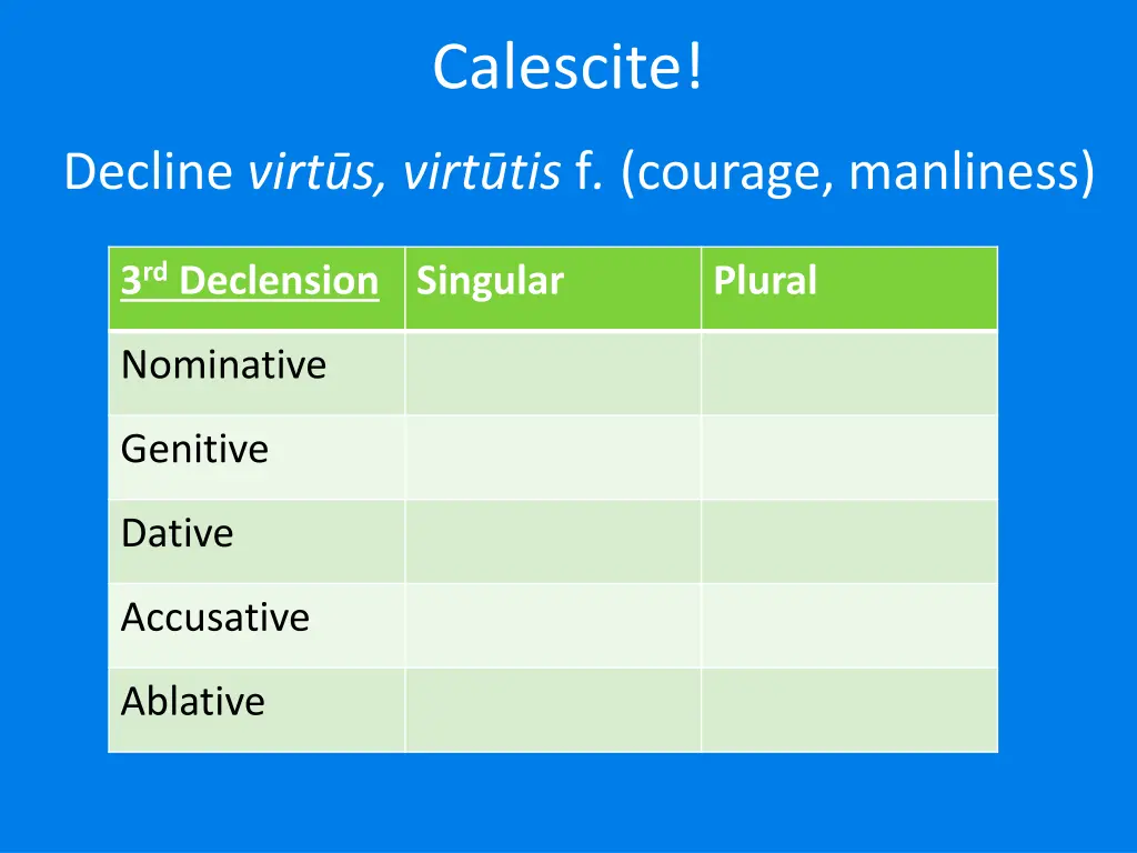 calescite 1