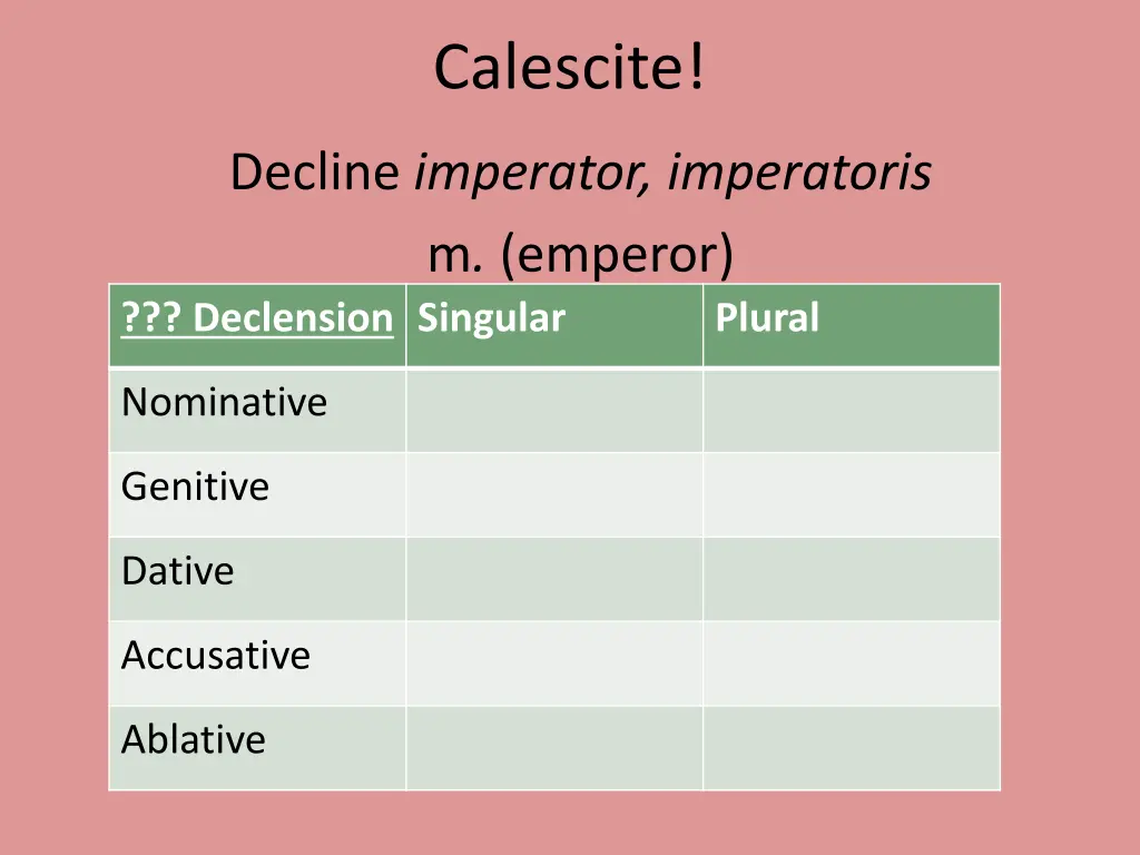 calescite 2