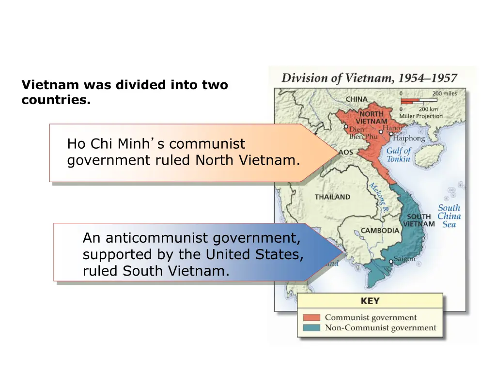 vietnam was divided into two countries