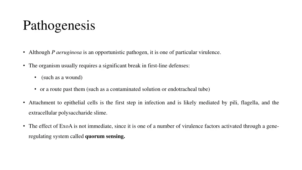 pathogenesis