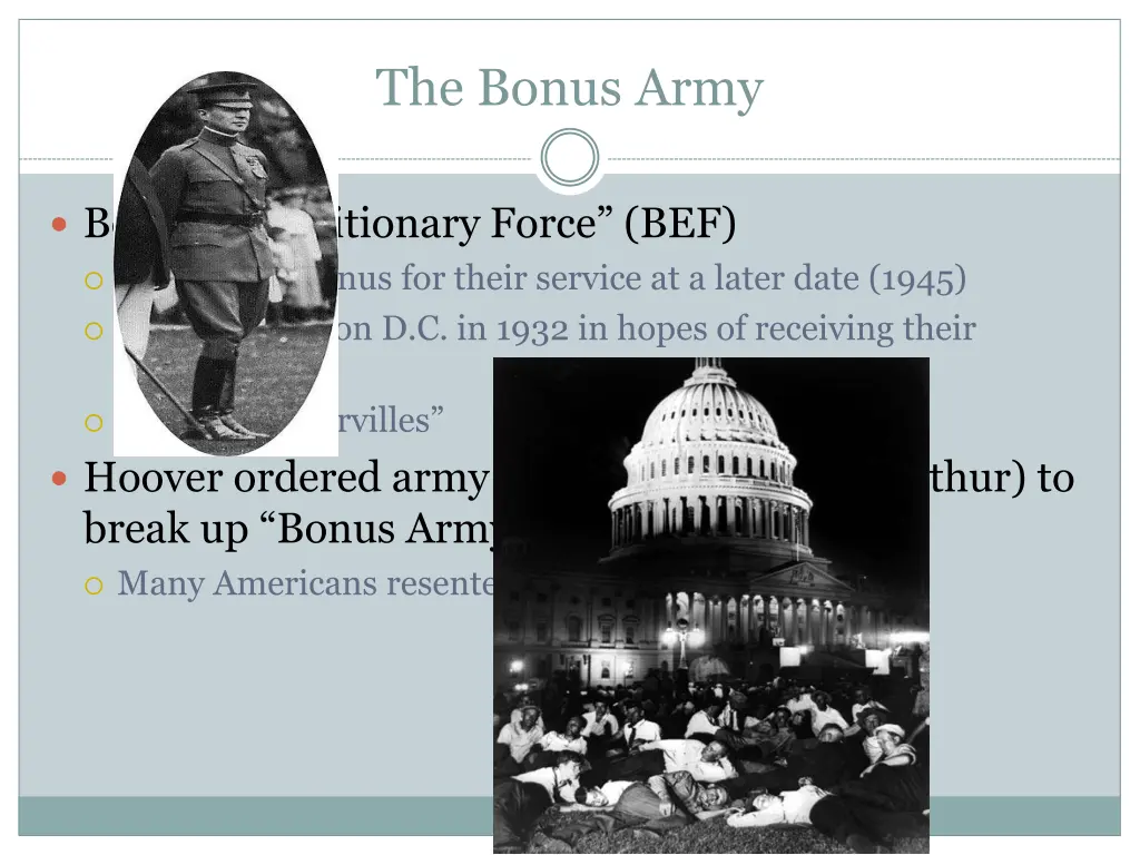 the bonus army