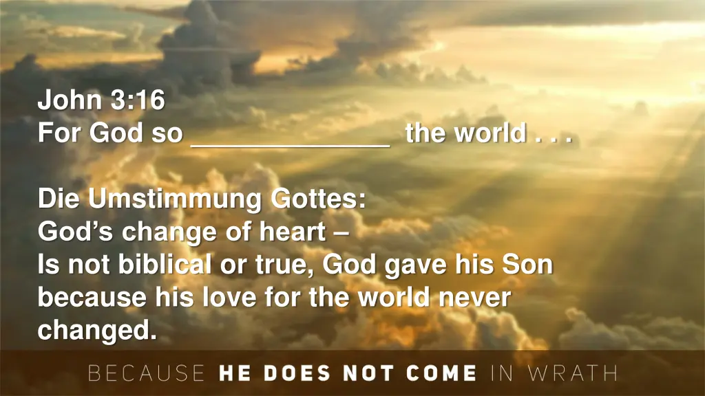 john 3 16 for god so the world