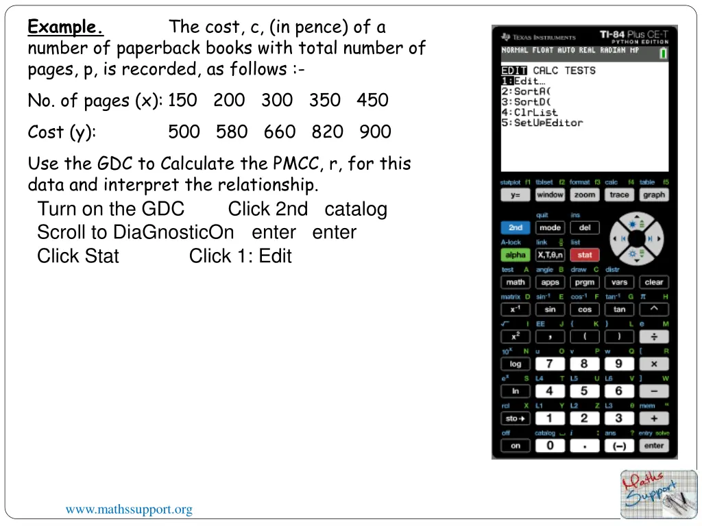example number of paperback books with total 4