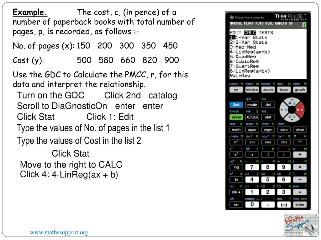 example number of paperback books with total 8