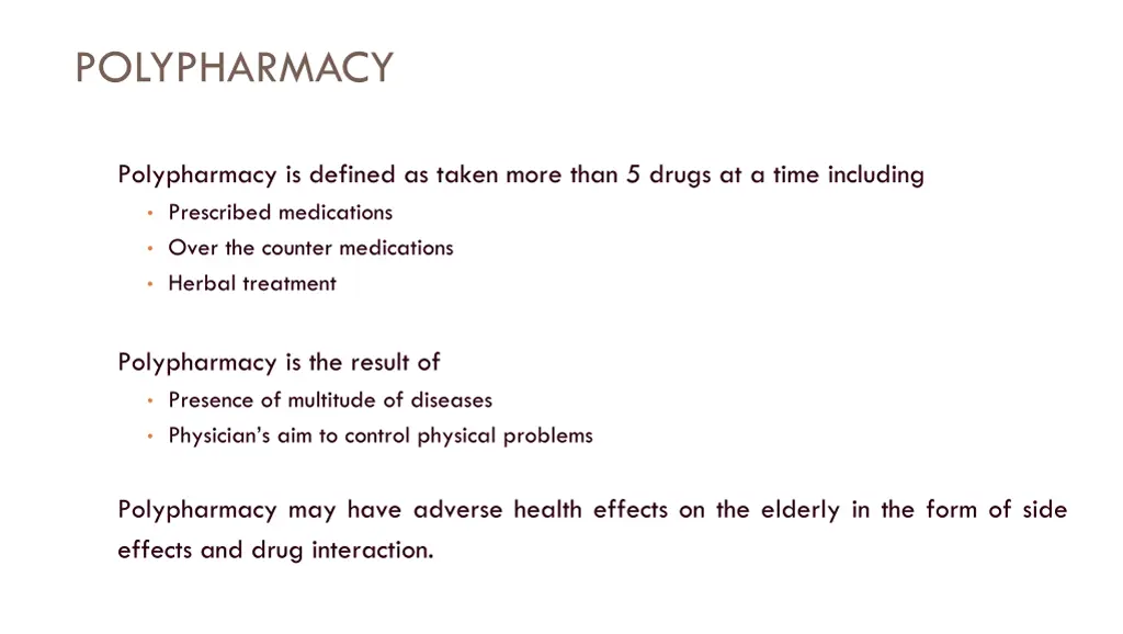 polypharmacy