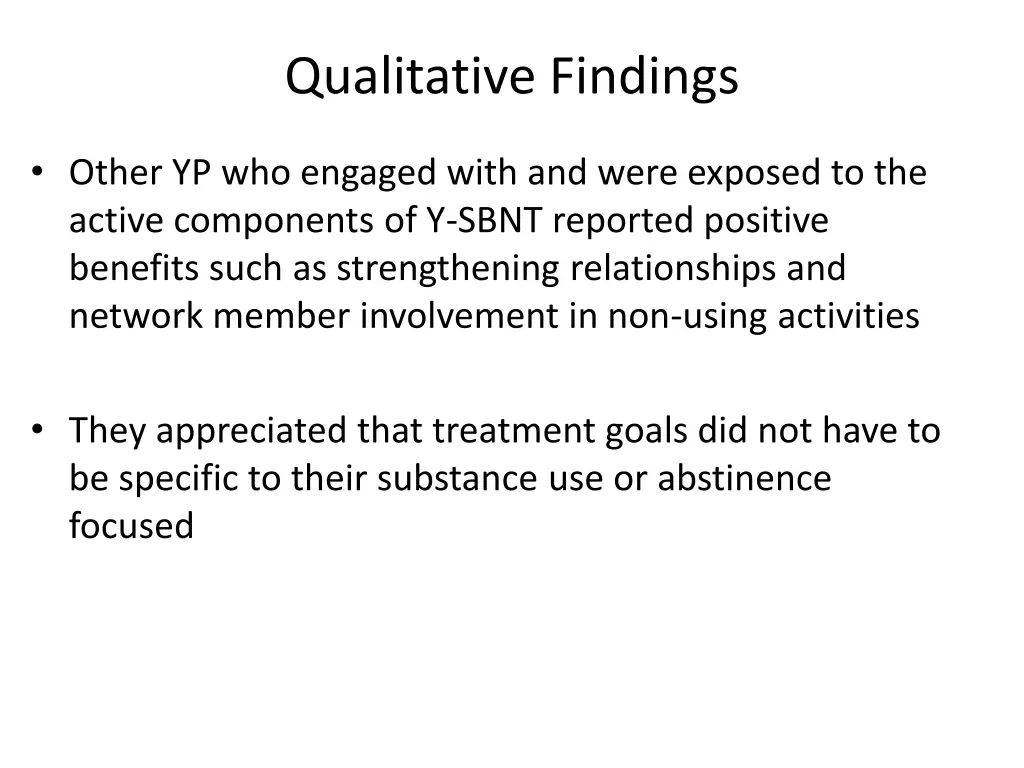 qualitative findings 1