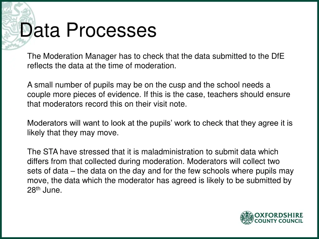 data processes