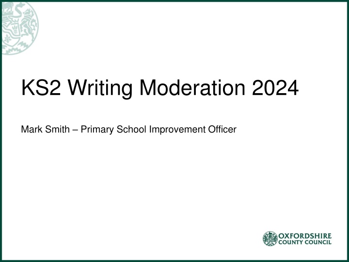 ks2 writing moderation 2024