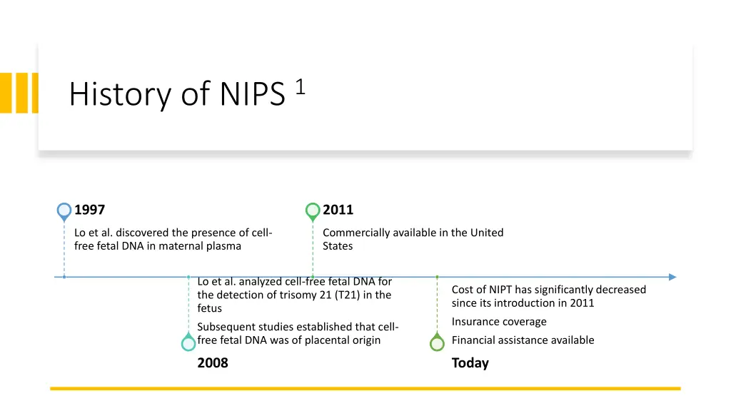 history of nips 1