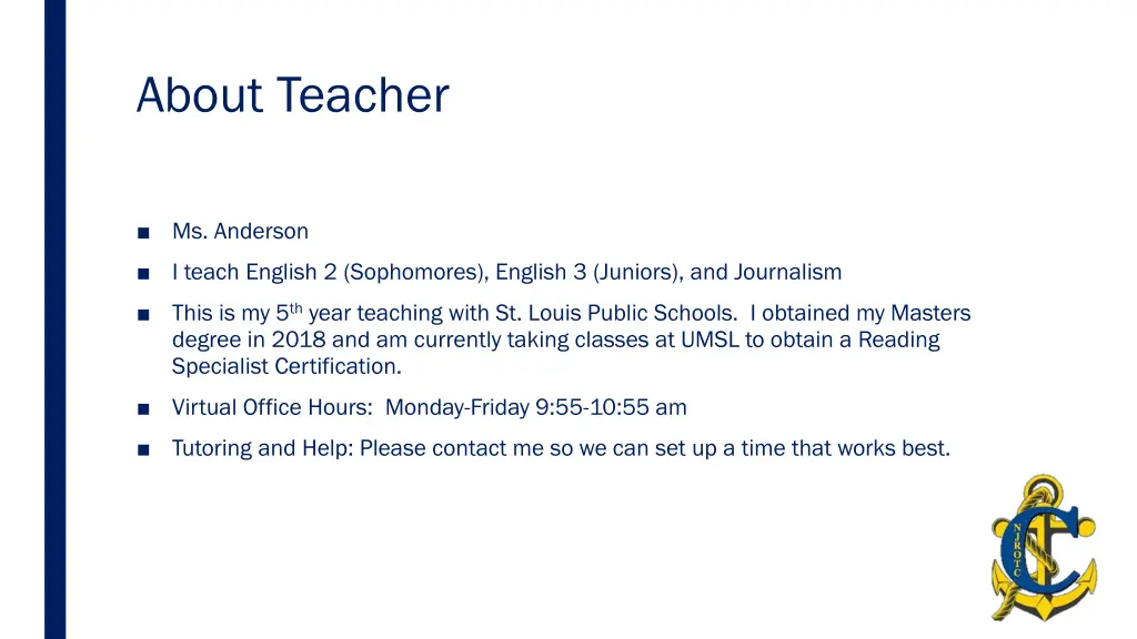 about teacher