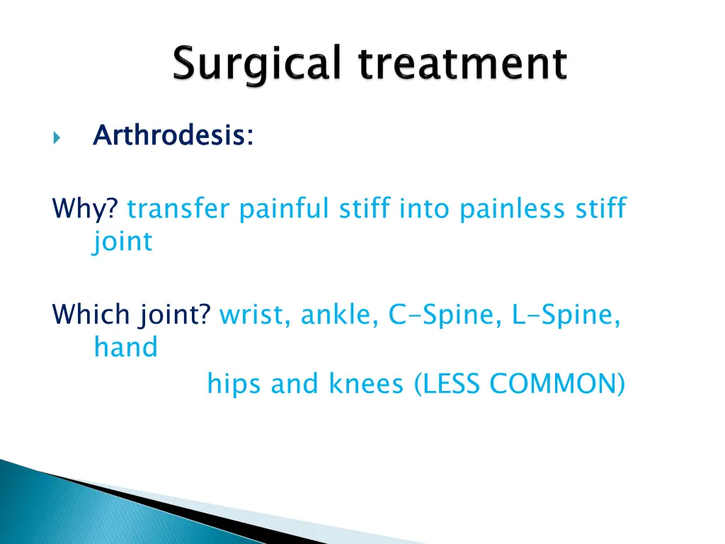 arthrodesis