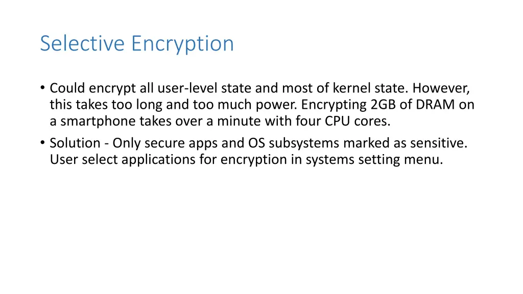 selective encryption