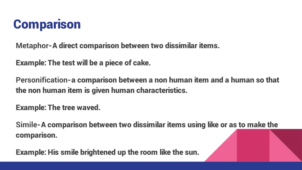 comparison