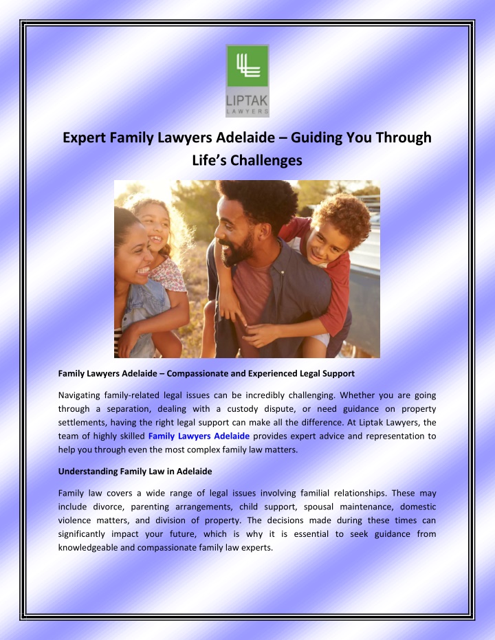 expert family lawyers adelaide guiding
