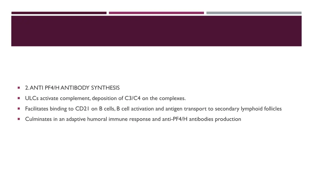 2 anti pf4 h antibody synthesis
