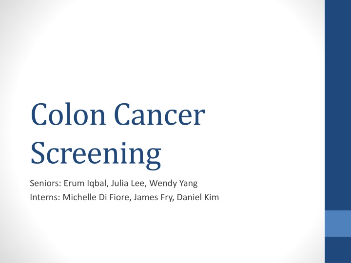 colon cancer screening