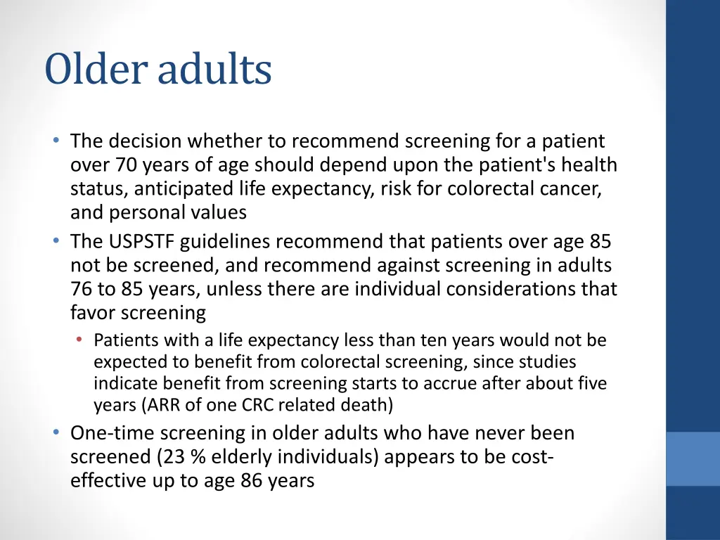 older adults