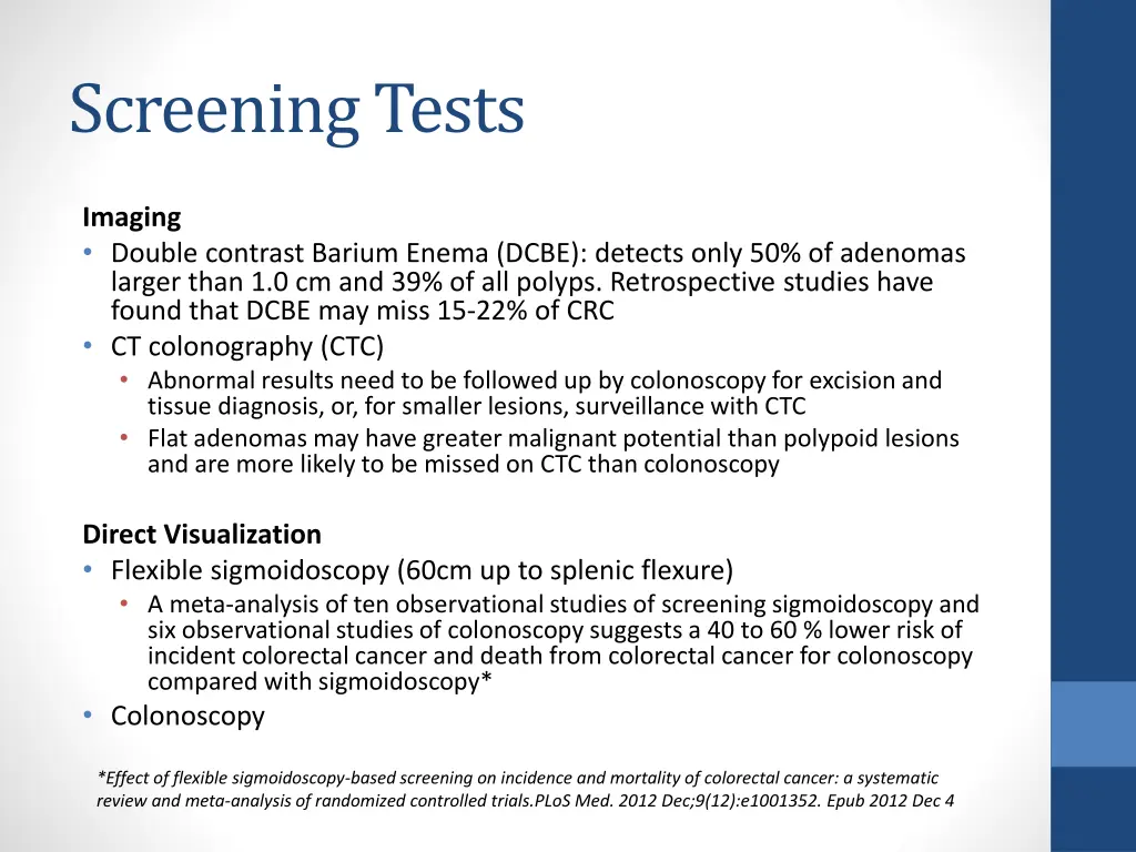 screening tests 1