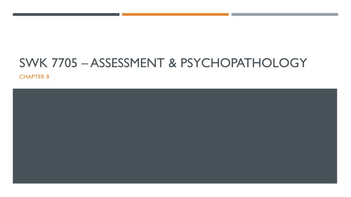 swk 7705 assessment psychopathology